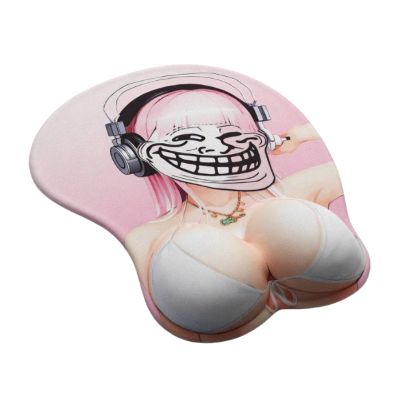 Troll Ergonomic Mousepad - Model Waifu