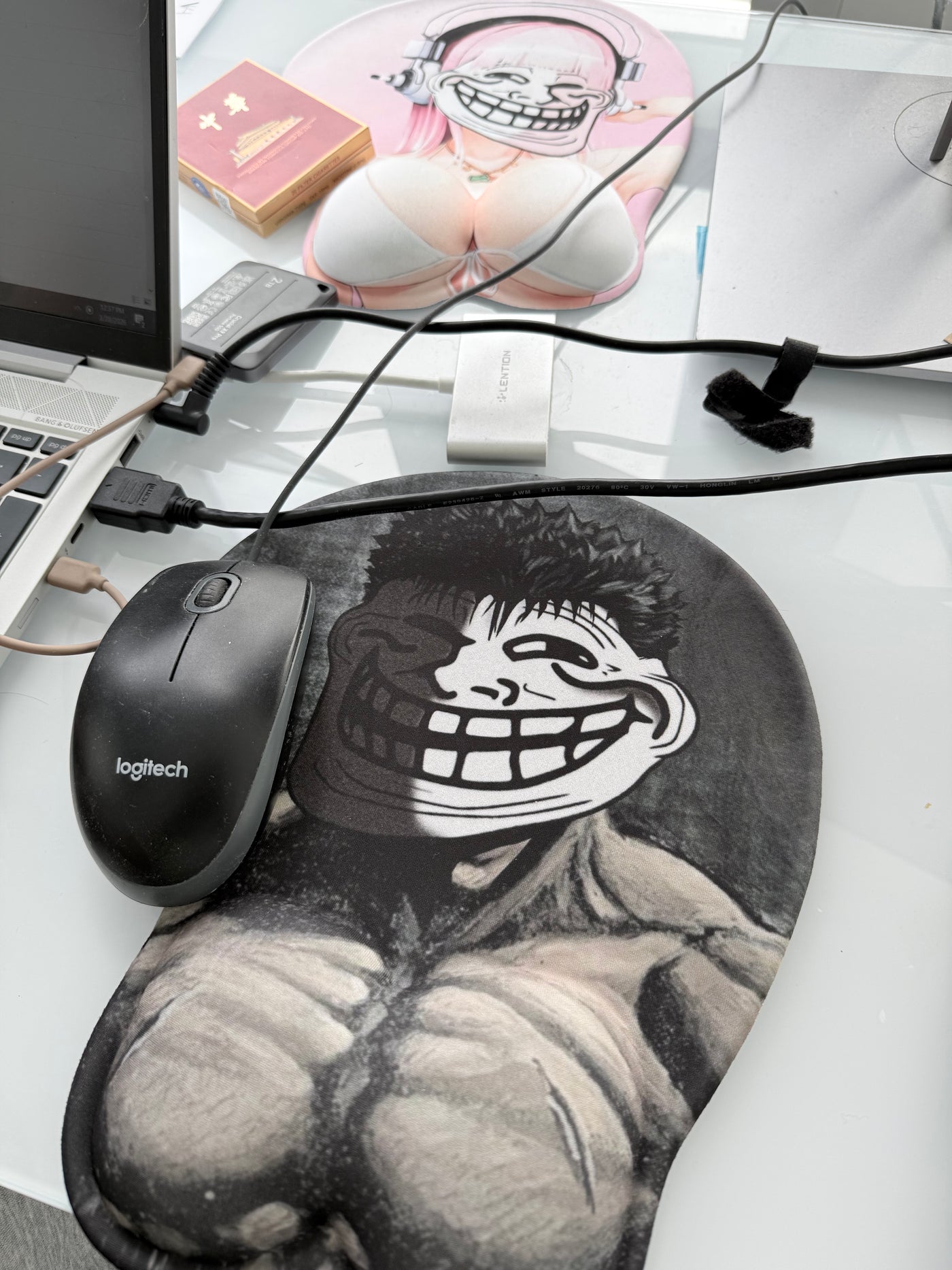 Troll Ergonomic Mousepad - Model Eclipse